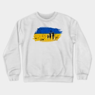 support ukraine ,ukraina flag ,ukrainian flag,stand with ukraine, Crewneck Sweatshirt